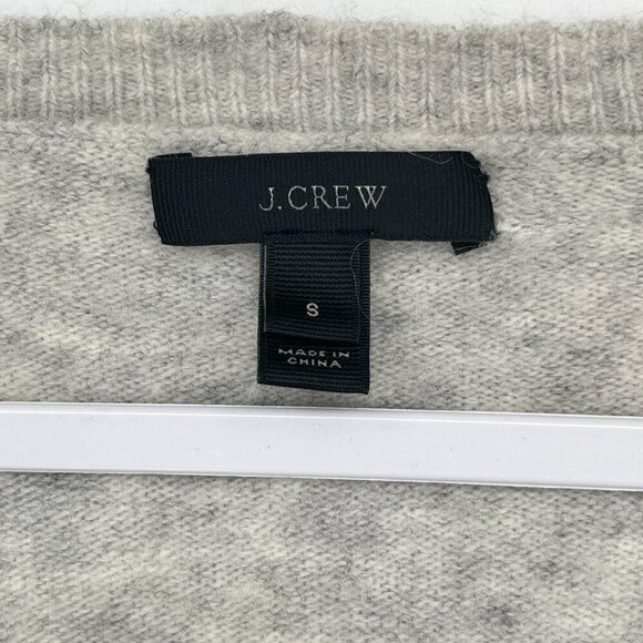 J. Crew Small Wool Alpaca Nylon Blend Sweater Cozy Classic Fall Winter Minimal - Picture 4 of 8